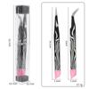 Multifunctional Double-Ended Nail Tool: Tweezers & Silicone Pressing Stick for Nail Art