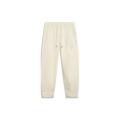Li Ning X Jackie Chan Kollaboration Kung Fu Serie Frühling Freizeithose Herren Unterteile Papierweiß AKLT205-2