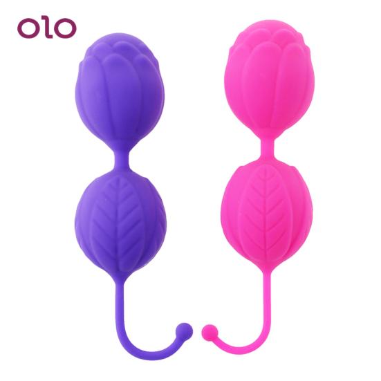 Vagina Ball Adult Toy Safe Vibrator Silicone Rose Shrinking Egg Daily Activities