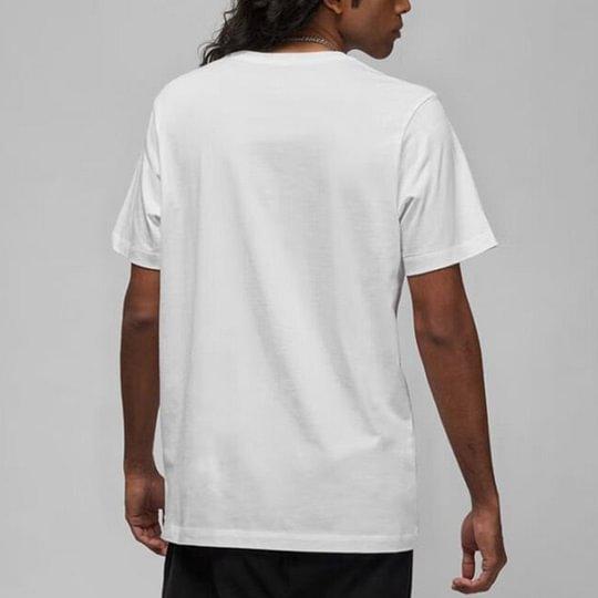 Jordan Men's Retro Logo Breathable Pullover Short-Sleeve T-Shirt WhiteDV1446-100