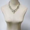 European And American Jewelry, Fashionable Square Rhinestone Necklace, Fashionable Dinner Party Neck Jewelry Accessories