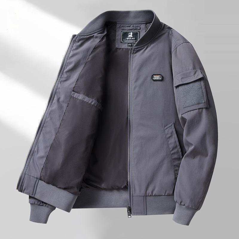Jacket Men's Loose Large Size Functional Tooling Jacket Youth Baseball Jacket
