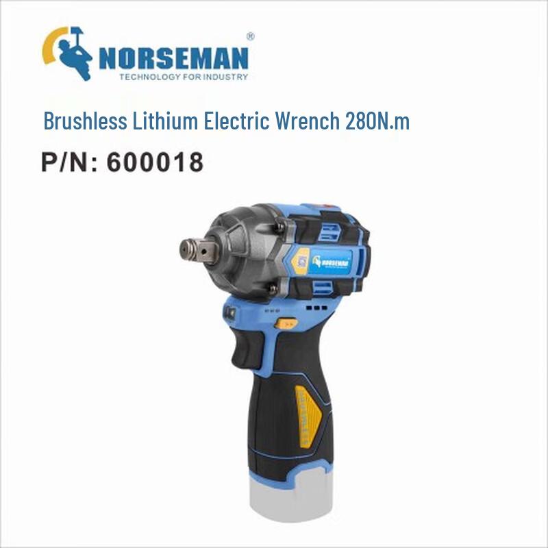

NOSMAN 1/2-inch Brushless Lithium Impact Wrench 280N.m CN plug (adapter included)