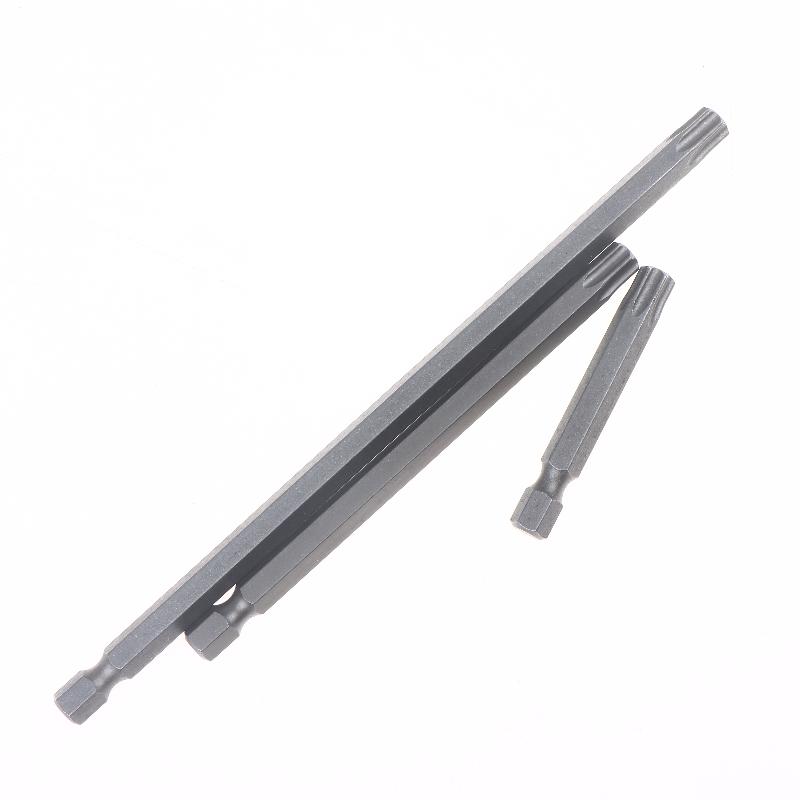 8-teiliges Torx-Schraubendreher-Bit-Set 1/4 Zoll Sechskantaufnahme Magnetische Stern-Bits T8-T40 Für Bohrer Schraubenschlüssel 50mm 100mm 150mm