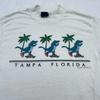 Vintage 90er TAMPA FLORIDA ALLIGATOR SKATEBOARDING T-Shirt XS skate strand weich