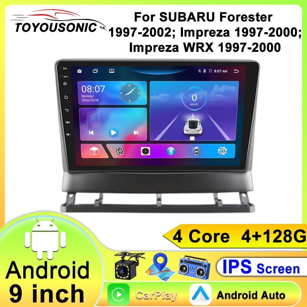 Android Car Multimedia Player For SUBARU Forester 1997-2002; Impreza 1997-2000 WRX 1997-2000 GPS Navigation CarPlay 4G Head Unit Stereo Video Player