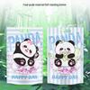 Panda Cartoon Self-Sealing Zipper Bags