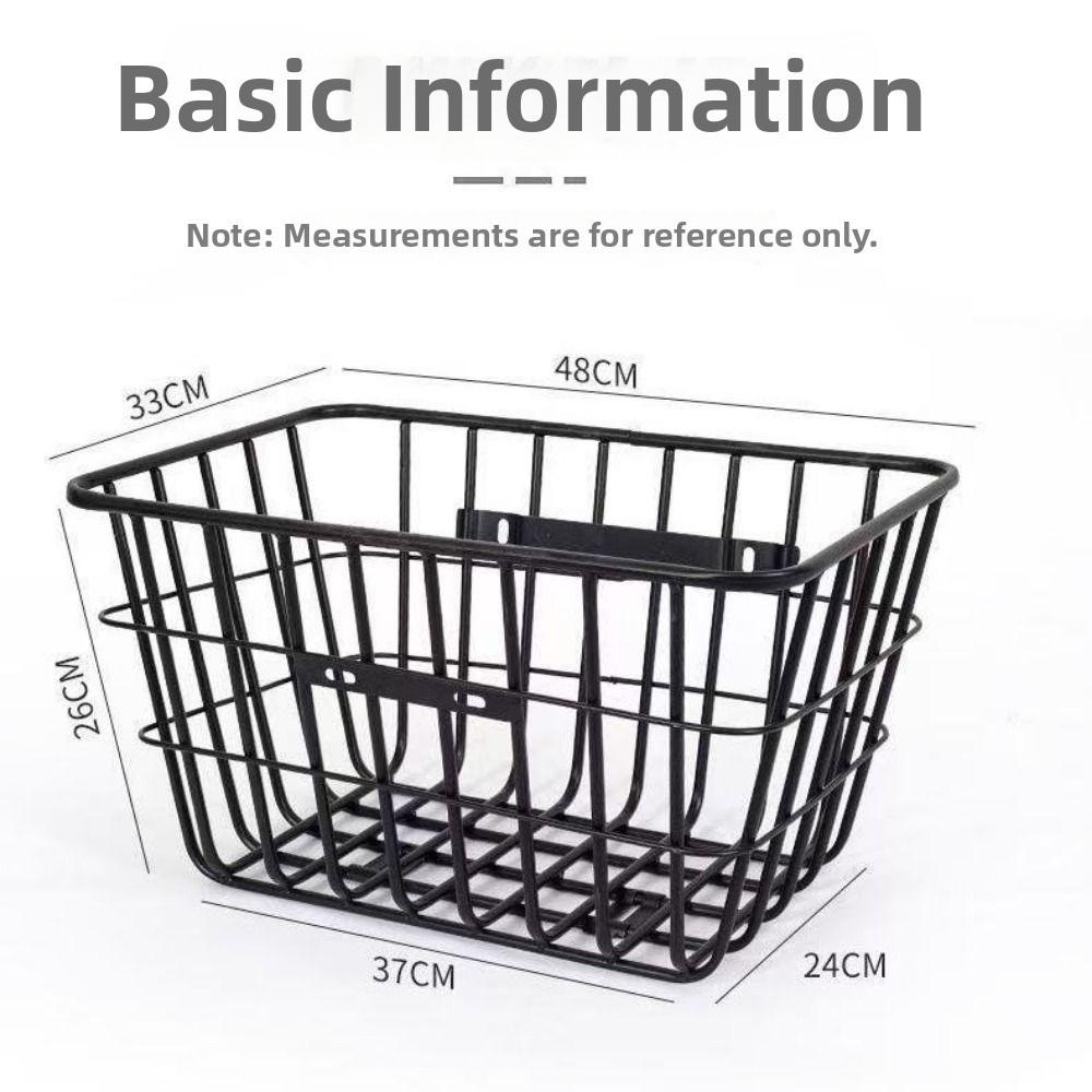 Easy To Install Large Capacity Rear Storage Baskets Bicycle Basket Electric Bicycles Accessories