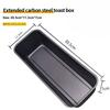 1pc Rectangular Baking Bread Loaf Pan,Gray Carbon Steel Nonstick Loaf Pan for Baking Homemade Bread,Toast,Brownies and Pound
