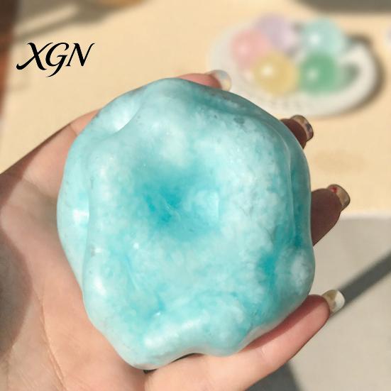 TPR Material Stress Reliever Slow-Rising Coconut Oil Squeeze Toy Moldable Fidget with Realistic Soft Tactile Ball Texture Portable for Kids