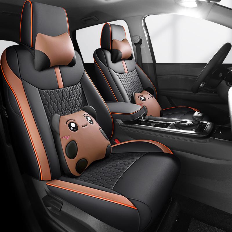 Wuling Jiachen Leather Seat Covers: Full Coverage for 7-Seater (2+2+3) - All Seasons