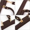 Quality Woven Bag Parts for Enthusiasts Bag PU Leather Cover Handle and Strap Create Your Unique Charm Accessories