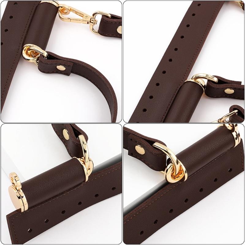 Quality Woven Bag Parts for Enthusiasts Bag PU Leather Cover Handle and Strap Create Your Unique Charm Accessories