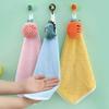 Handdoek met Lanyard Ontwerp, Cartoon Fruit Dier Decor Badkamer Hangende Handdoek, Zachte Verdikte Stof Handdoek voor Keuken