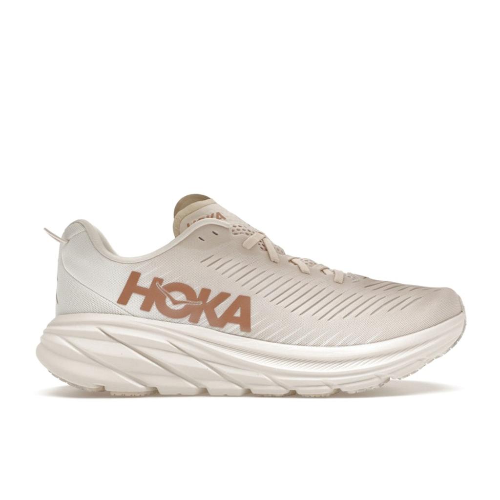HOKA Rincon 2 Eggnog Roségold Damen Sneaker Creme 1119396-ERGL