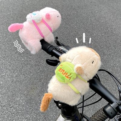 Capibara Battito Cerchio Giocattoli Schiaffo Scatto Avvolgente Braccialetto da Polso Peluche Soffici Animali di Peluche Capibara Peluche Anello da Mano Cerchi Divertenti Regalo