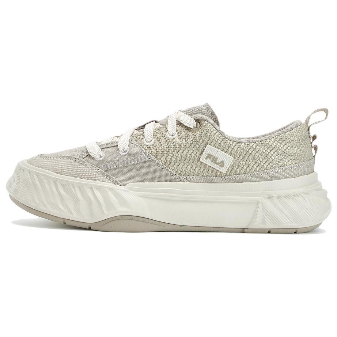 

New FILA Fosso Anti Slip Wear Resistant Low Top Canvas Shoes Men s Sandy F12M332301FOM 43