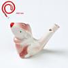 1Pcs Early Learning Bath Noise Maker Bird Whistle Water Musical Ceramic Colorful Animal Shape Water Whistles Party Favor