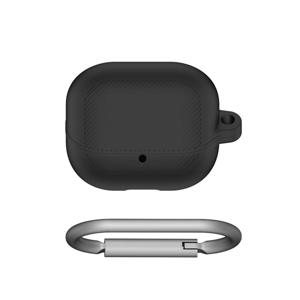 Silicone Earphone Case Shockproof With Keychain Protective Cover Anti-Scratch Protector Shell for TOZO Crystal Pods