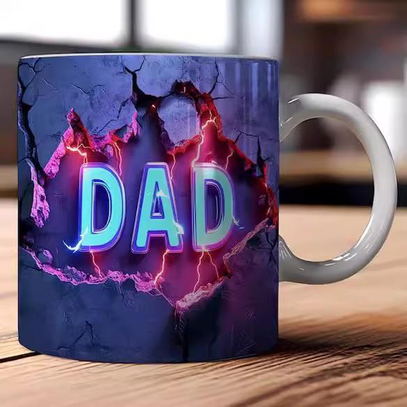 

3D Инструменты Инструменты Керамическая Кофейная Кружка Чайная Чашка Папа День Отца Папочка Двигатель Инженерия 301-400ml