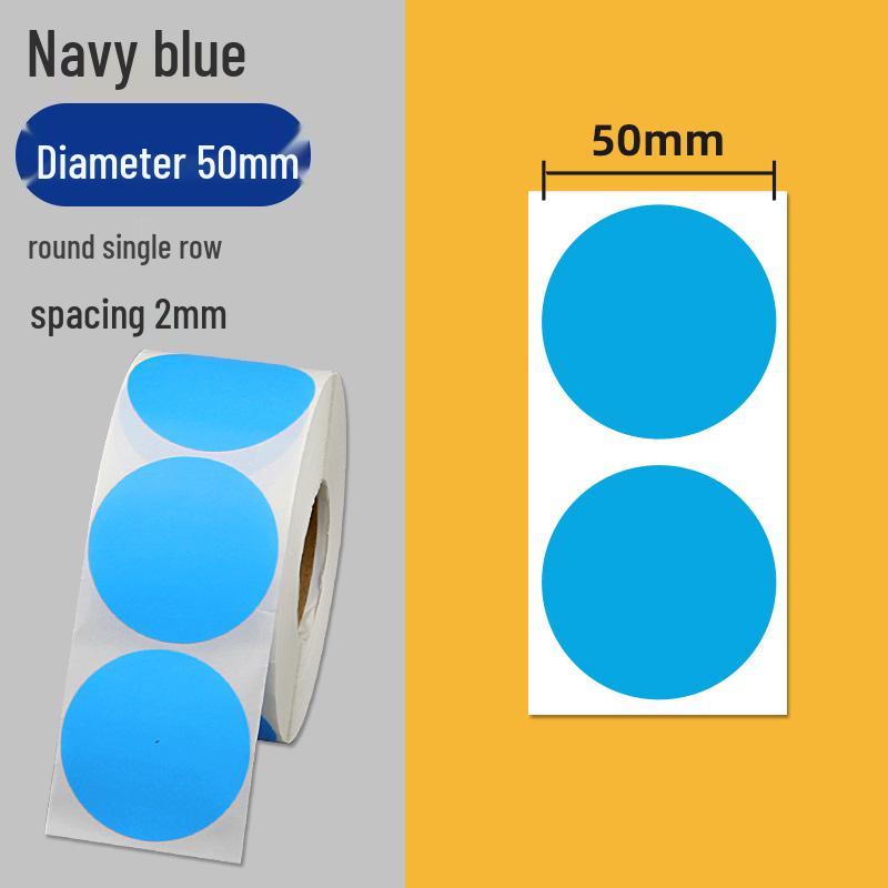 Colorful Self-Adhesive Round Dot Stickers - Writable Small Paper Labels