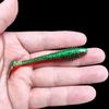 50PCS Vivid Silicone Fishing Soft Lures 5.5cm Soft Artificial Lures 9 Colors Fishing Jig Lure Fishing
