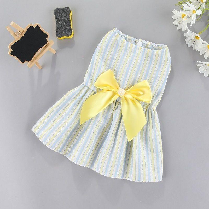 1pc Pet Supplies Small Dog Flower Princess Dress Kitty Teddy  Pet Clothes Cute Dog Skirt Summer Thin Pet Accessories