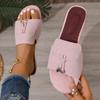 Summer New Candy Color Retro Flat Slippers Fashion Casual Plus Size Women's Beach Sandals