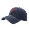 Vintage Lobster Embroidered Cotton Baseball Cap With Sun Protection For Outdoor Sports