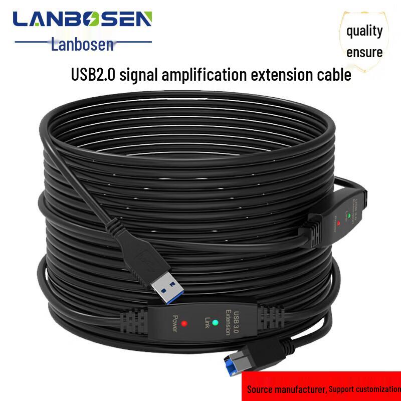 LanBoSen High-Speed Amplified USB Extension Cable
