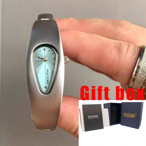 Y2K Armbanduhr in Tropfenform Armbanduhr Damen Paar Leichter Luxus Älteres Gefühl Antiker Stil Geschenk Damen Quarz-Armbanduhr