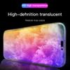 KEYSION Tempered Glass Full Cover for iPhone 15 Pro Max 15 Ultra HD Screen Protective Film for iPhone 15 Plus 14 13 12 Pro Max