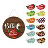 13 Replaceable Wooden Creative Doorplates Welcome Signs Door Hanging Decoration