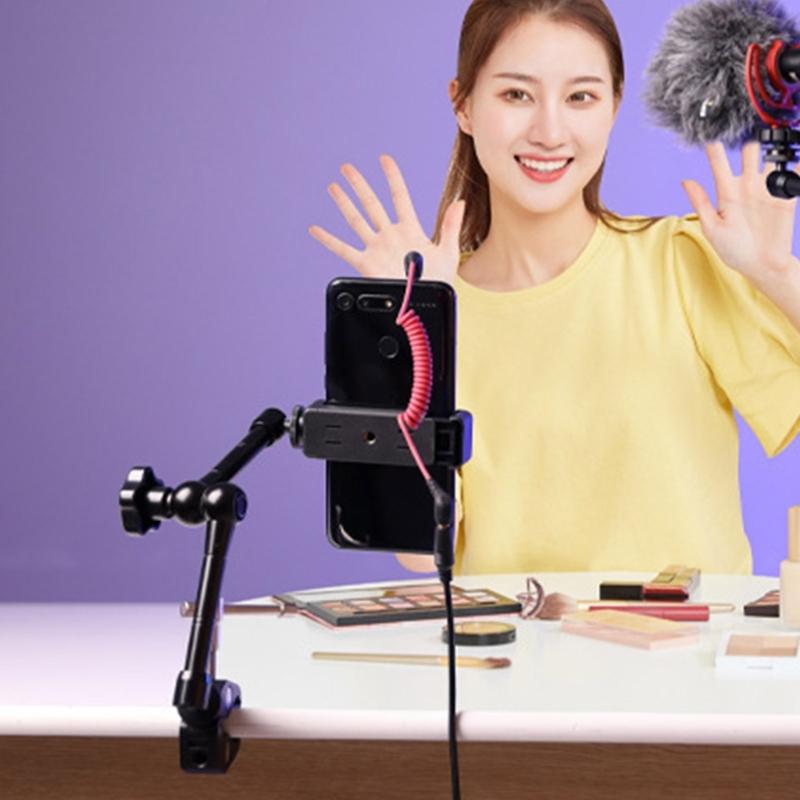 Adjustable 7inch/11inch Flexible Arm for Cameras and Lighting with 360 Degree Rotating Heads for Cameras Lamp