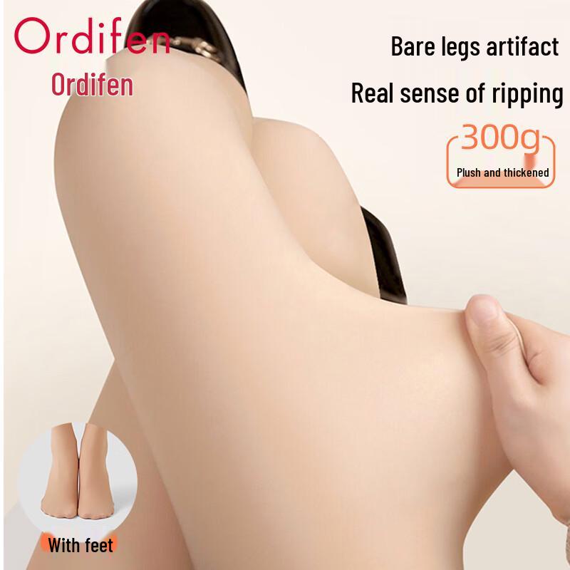 Oudifen Women's Sheer Look Thermal Tights