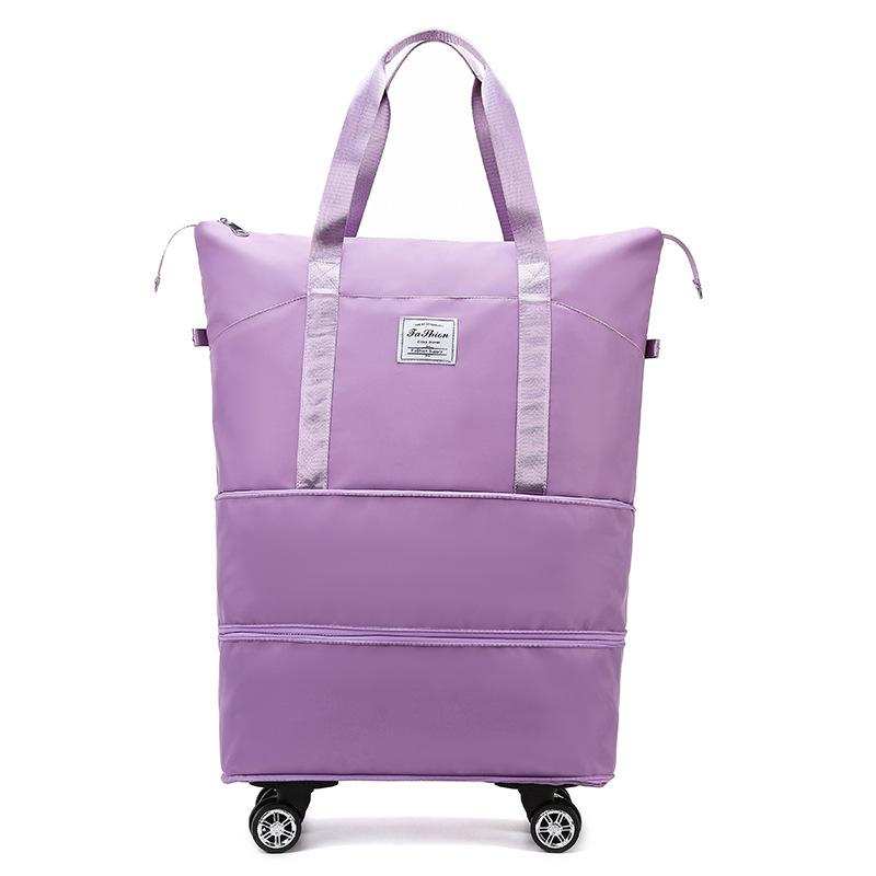 Universal Wheel Travel Light Portable Luggage Bag Storage Bag Maternity Bag Dry and Wet Separation Large Capacity Fitness Yoga Bag