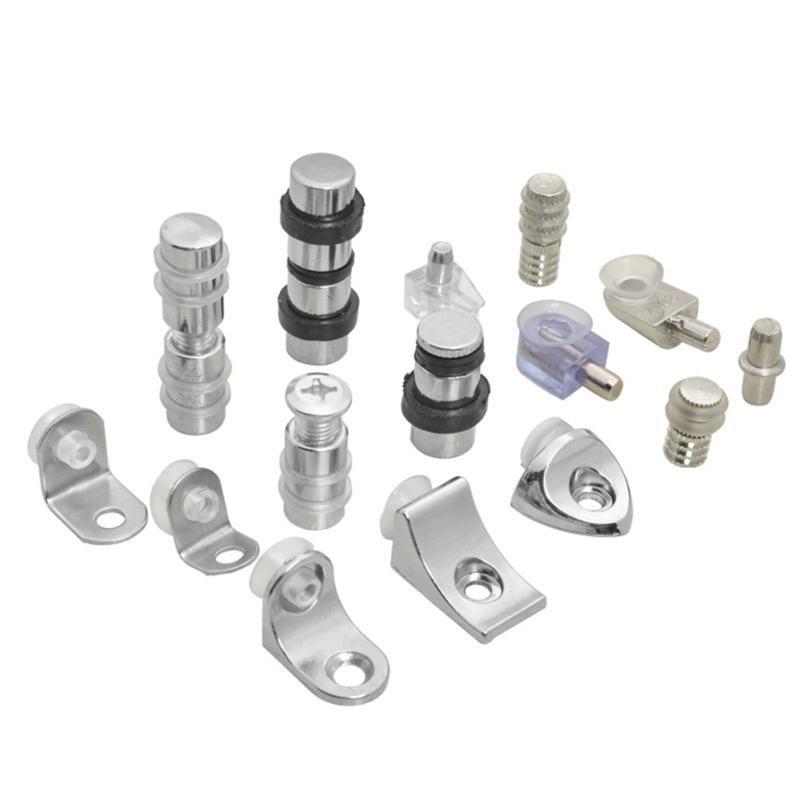 Set of 50 Versatile Shelf Mounts Space Saving Shelf Mounts Heavy Duty Shelf Clips Durable for Neat & Organized Closets