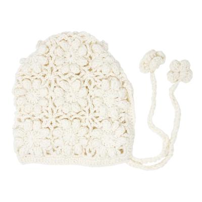 Baby Bonnet Hat Ivory [MILASIC] TN-HTBY