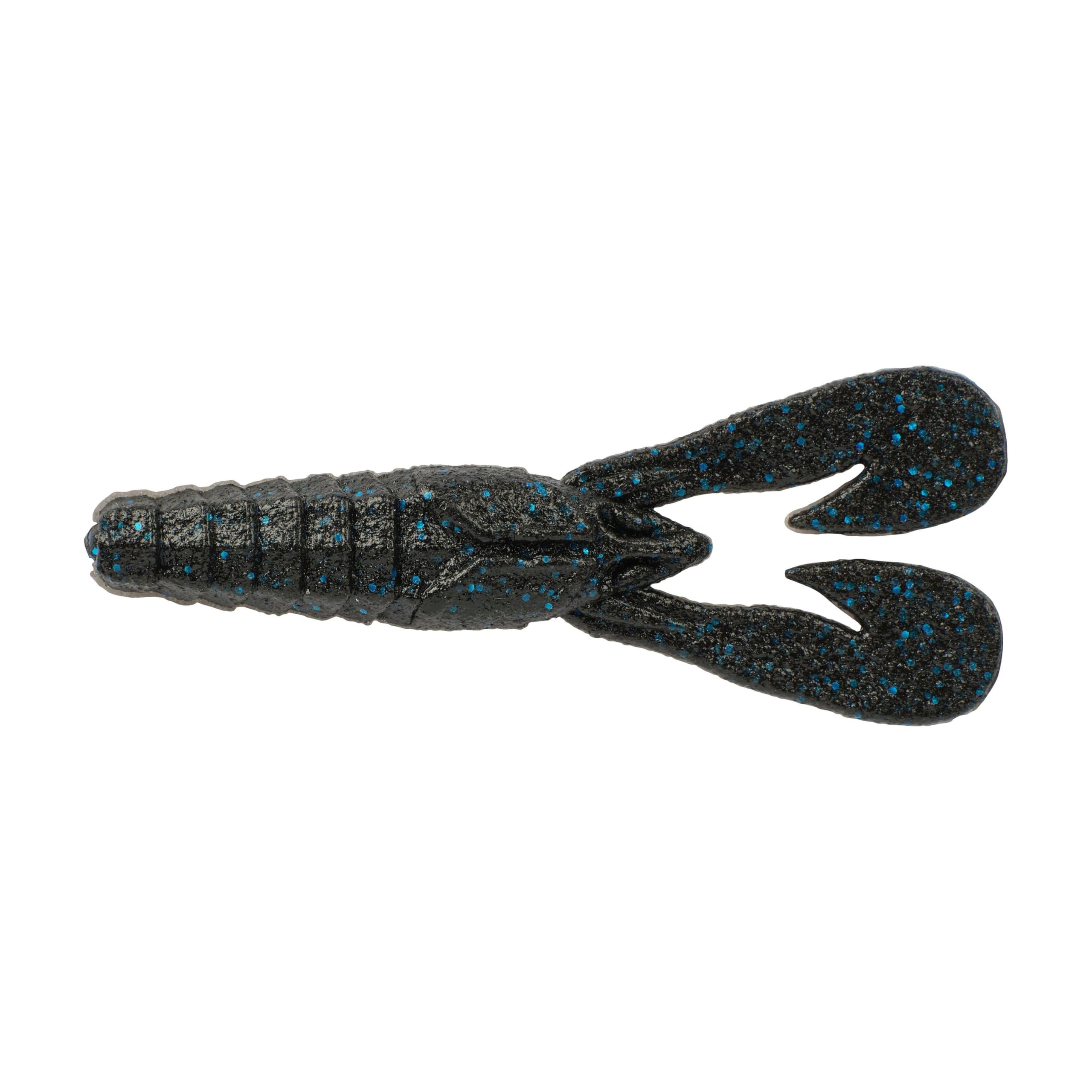 Berkley Stank Bug Black Blue Fleck Worm Bait Scented and Flavored Suitable for Black Sea and Rockfish 3.5 PBMSSB3.5-BBF - - Bass, Bream,