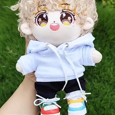 Hoodies For 10cm Cotton Dolls Sweatshirt Outfits Fashion Clothes For 1/12 BJD Dolls Top For 1/11 1/12 OB11 Dolls Accessories