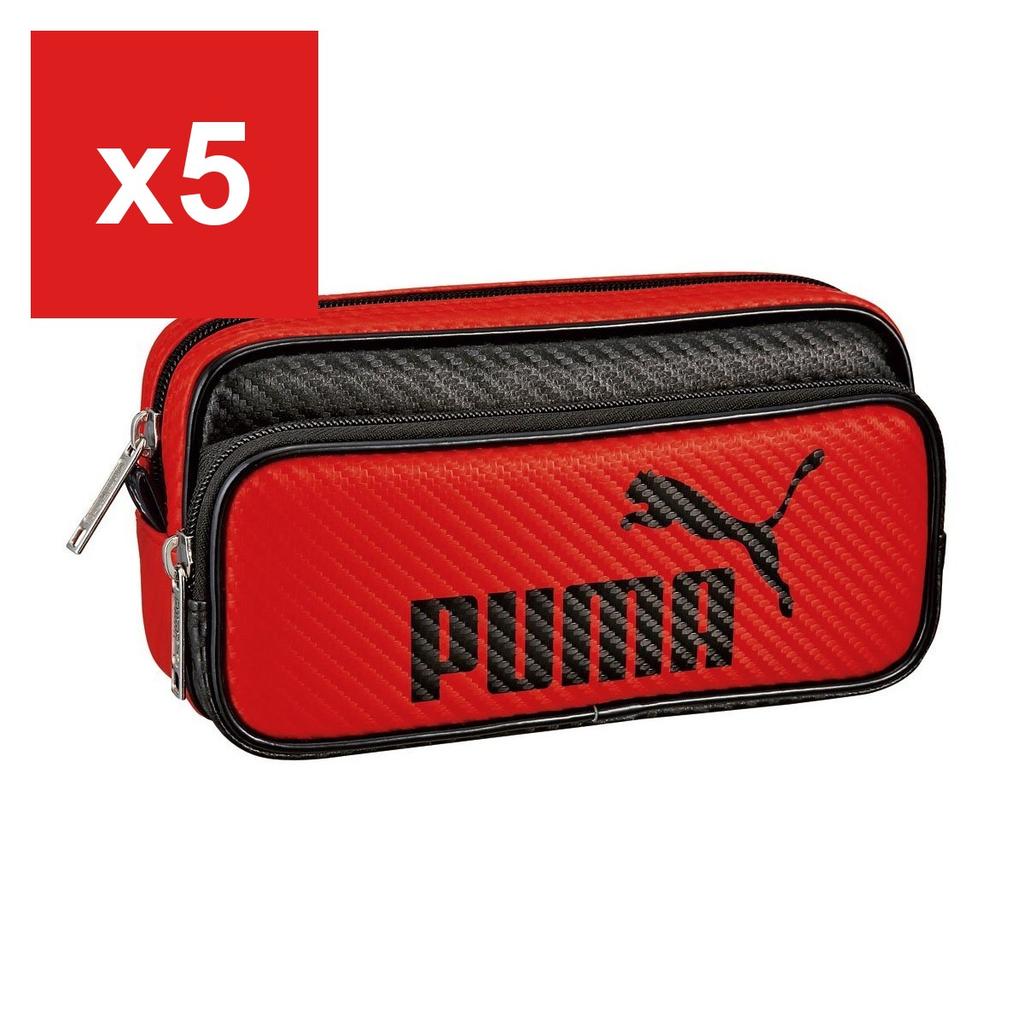 Kutsuwa Pencil Case, Color Carbon, Red