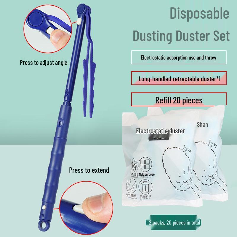 Non-Woven Fine Fiber Feather Duster for Home, Desktop & Extended Cleaning