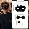 Maskenball-Masken-Set für Herren Damen, Halloween-Party-Kostümzubehör