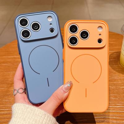 Per Custodia iPhone 17 Pro Max Magnetica Per Magsafe Ricarica Wireless Antiurto Copertura Opaca Per iPhone 16 Pro Max Funda iPhone 13 14 15 Pro Max