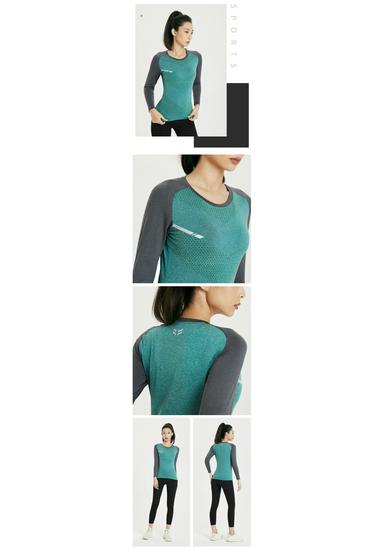 Men's Quick Dry Long Sleeve High Elastic Training Top for Running - Breathable & Round Neck