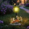 Carrot Resin Solar Outdoor Light Statue