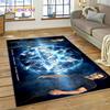 Alfombra Alfombrilla 3D SPN Más Reciente Sobrenatural Dean Sam para Sala de Estar Dormitorio Decoración del Hogar, Alfombrilla Antideslizante Decoración para Sofá Felpudo
