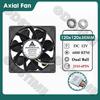 Gdstime DC 12V 24V 48V 12cm 120mm Dual Ball Cooler 12038 120x38mm Brushless Booster Fan for Btc Machine Chassis Cabinet Cooling
