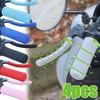 4pcs Summer Motorcycle Ice Silk Handlebar Cover Sunscreen Nonslip Breathable Handlebars Covers Decorative Brake Handle Covers