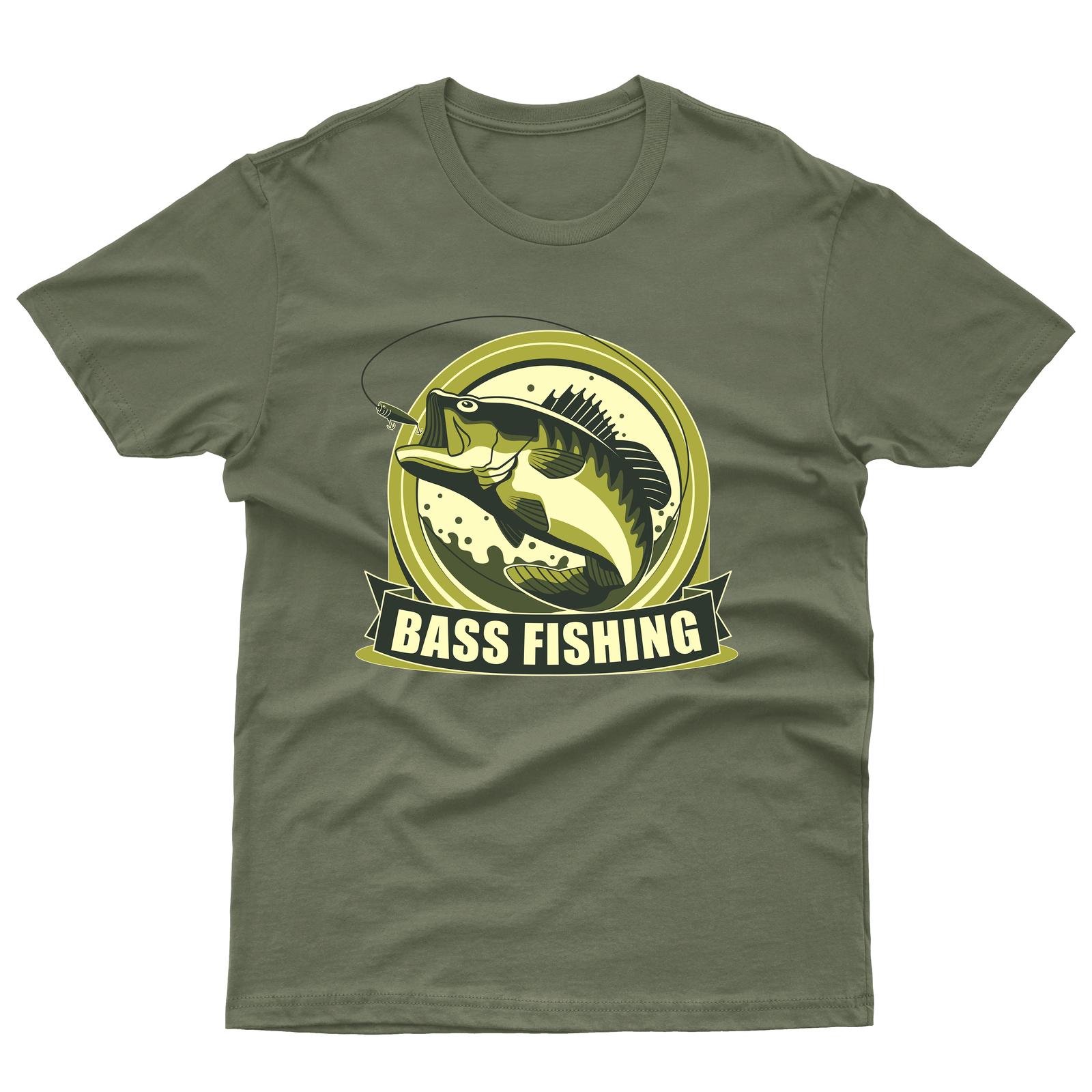 Japan Bass Fishing T-Shirt Mens Womens Tees Top Japanese Carp Sea River Fisherman Tee S